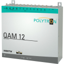 Kopfstation POLYTRON QAM 12 / 12EM für 12 Transponder (DVB-S/S2 Umsetzung QPSK-QAM auf DVB-C)