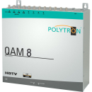 Kopfstation POLYTRON QAM 8 EM für 8 Transponder auf 12 DVB-C Transponder (DVB-S/S2 Umsetzung QPSK-QAM auf DVB-C)