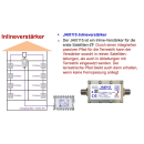 Jultec JAI115 SAT-Inline-Verstärker (15dB,...