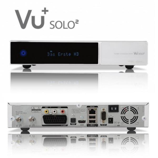 VU+ Solo2 WE (weiß) Twin Linux HDTV Satreceiver (HDD zur Auswahl)