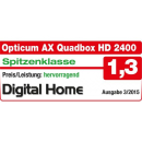 AX Quadbox HD 2400 E2 Linux Receiver mit Wechseltuner DVB-S2 / DVB-C / DVB-T/T2 (powered by Opticum)