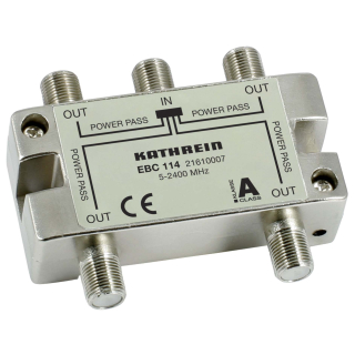 Verteiler 4-fach KATHREIN EBC114 ohne Diodenentkopplung (speziell für Unicable-SCR-Systeme)