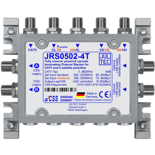 Jultec JRS0502-4M/T - Receiver Powered Stacker (Unicable Multischalter)