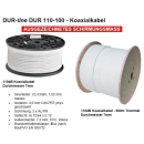 DUR-line DUR 110 Vollkupfer Koaxialkabel SAT-Digitalkabel...