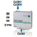 Polytron PCU 8620 Kompakt Kopfstelle 8x DVB-S/S2 Transponder in DVB-T (mit 5x8 Matrix)