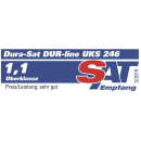 Dur-Line UKS 246 Einkabel Schalter für Dur-Line UK124 JESS/dCSS LNB Erweiterung (24 Teilnehmer / 2 Satelliten / 4x6 UBs via Unicable EN50494)