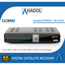 Anadol IZYBOX 4K UHD 2160p Multistream Sat Receiver mit DVB-S2X Tuner