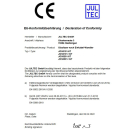 Jultec JOS0201-8T optische Einkabelumsetzer 2 SAT / 8 UB