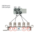 Dur-Line DCS 551-24 Unicable 2 / JESS Multischalter (1x24 UBs/Umsetzungen - für Quattro-LNB LNB Betrieb für 1 Satellit)