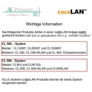 co@xLAN CL602 / CL610 / CL615 LANready SAT/BK Daten Stich-/Durchgangsdose 3-Loch (2-2150 MHz) mit PowerLAN Rückkanal und Fernspeisung