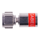 Cabelcon F-MINI-TD QM 4.0 SHORT - Quick-Mount F-Kompressionsstecker, TrueDrop, wasserdicht