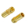 F-Kompressionstecker Gold für Koaxkabel 6.8-7.2mm (Vollmetall F-Stecker HQ Qualität)