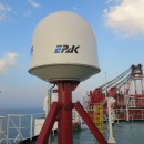 EPAK VSAT DSi9 KU Pro - digitale 90cm Internet Schiffsantenne (selbst ausrichtend und nachführend / Binnen-/See-/Meer-Schifffahrt)