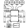 EMP Centauri Ethernet-over-Coax (EoC) Multischalter 17/16 NEU-12 (1Gbit)